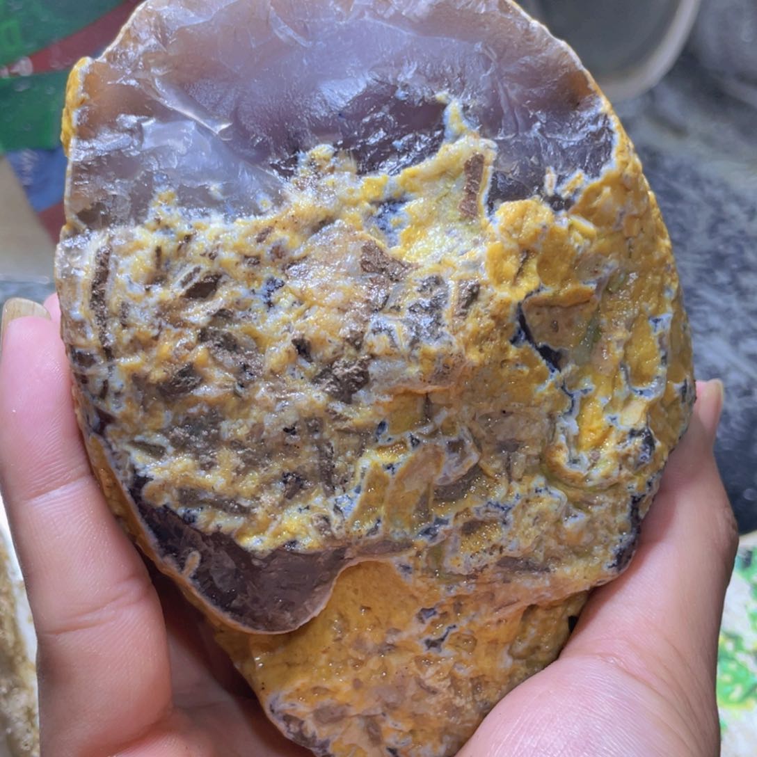 定制玛瑙彩*飞天然玛瑙手镯原石