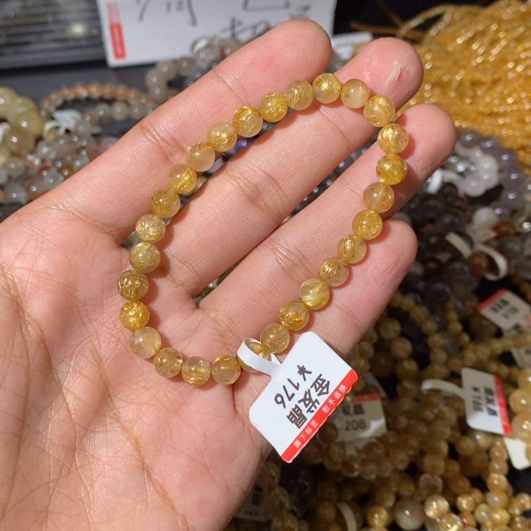 水晶手链未镶嵌小*我