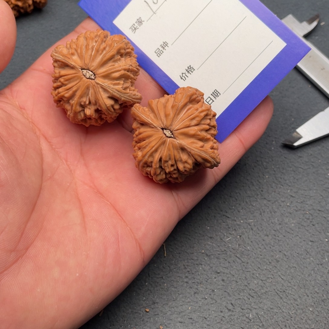 核桃把件41磨盘，1090号