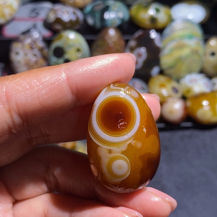 玛瑙/玉髓未镶嵌吊坠(不含链)179