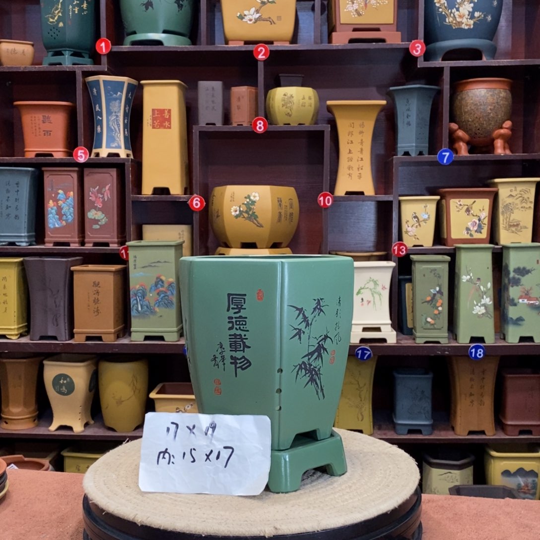 紫砂花盆紫砂艺术