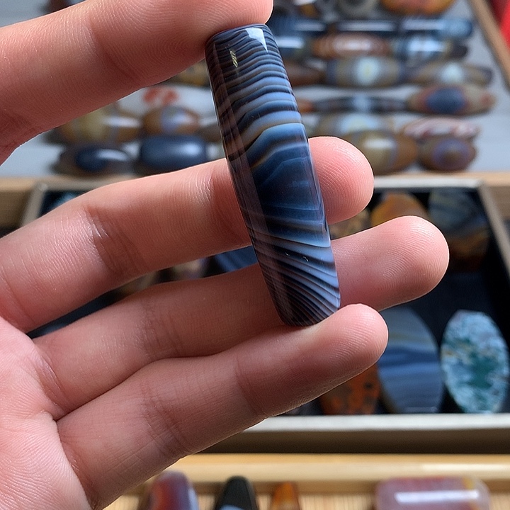 玛瑙/玉髓合金颈饰
