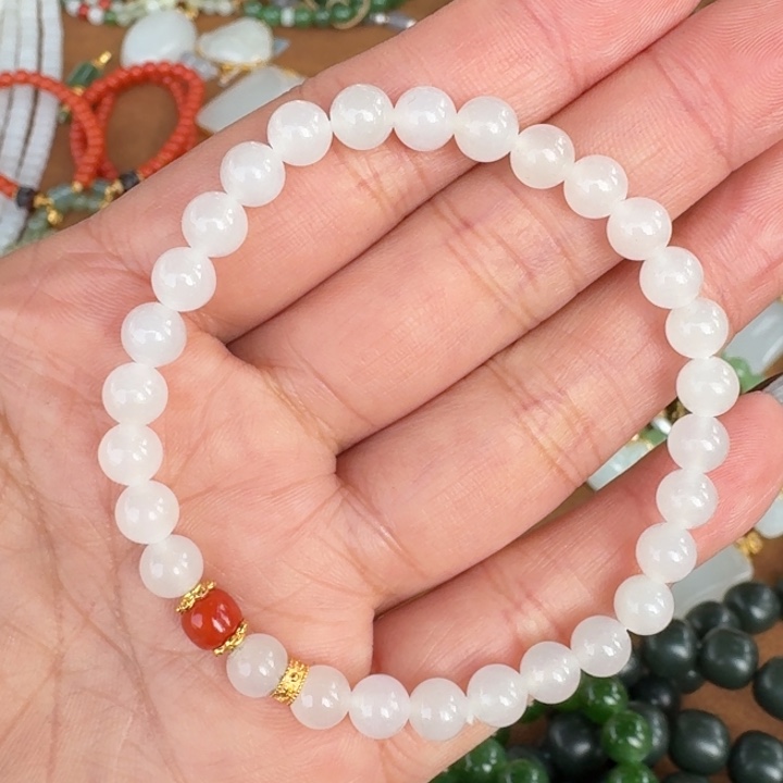 和田玉未镶嵌颈饰冉冉卡6