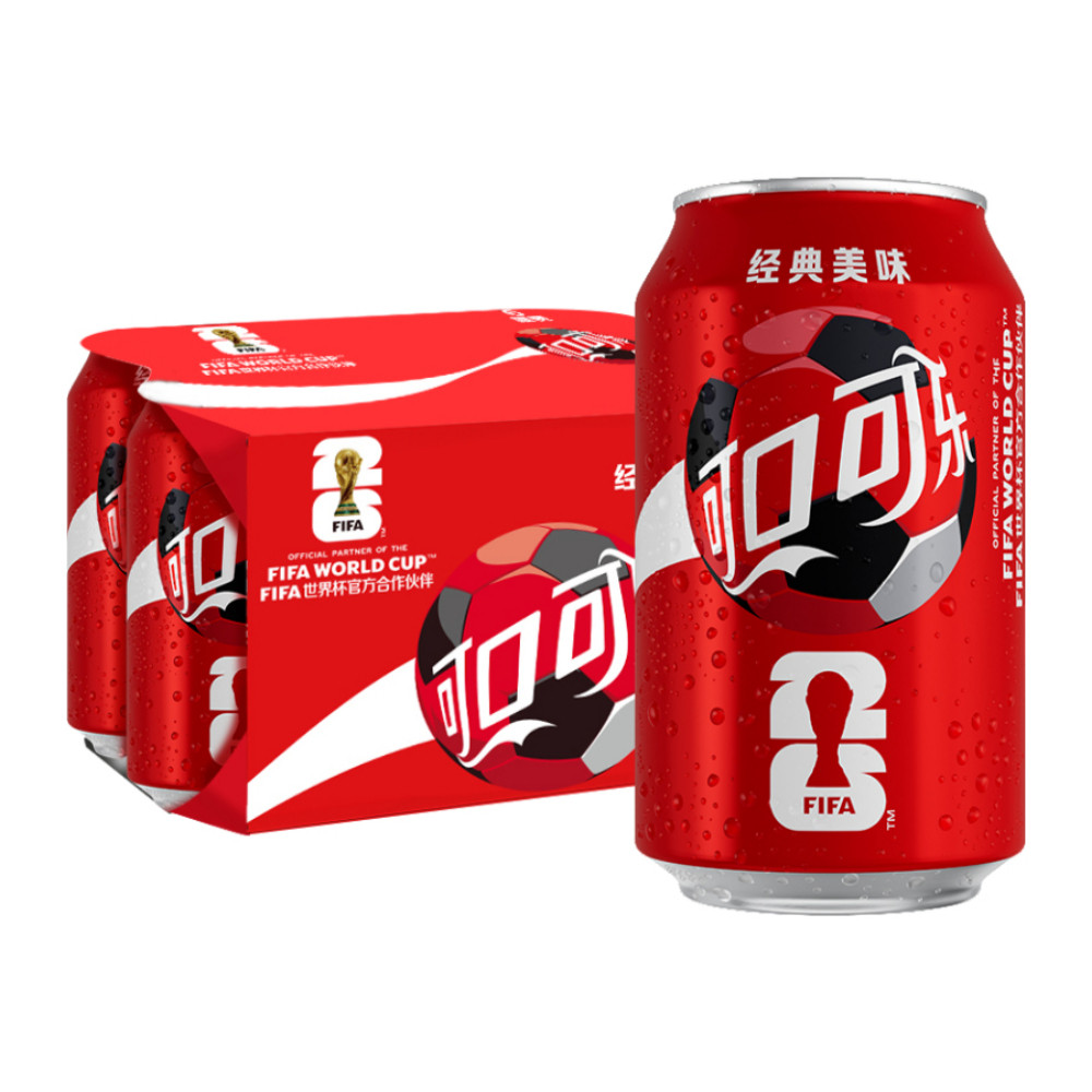 可口可乐 汽水 330ml*6