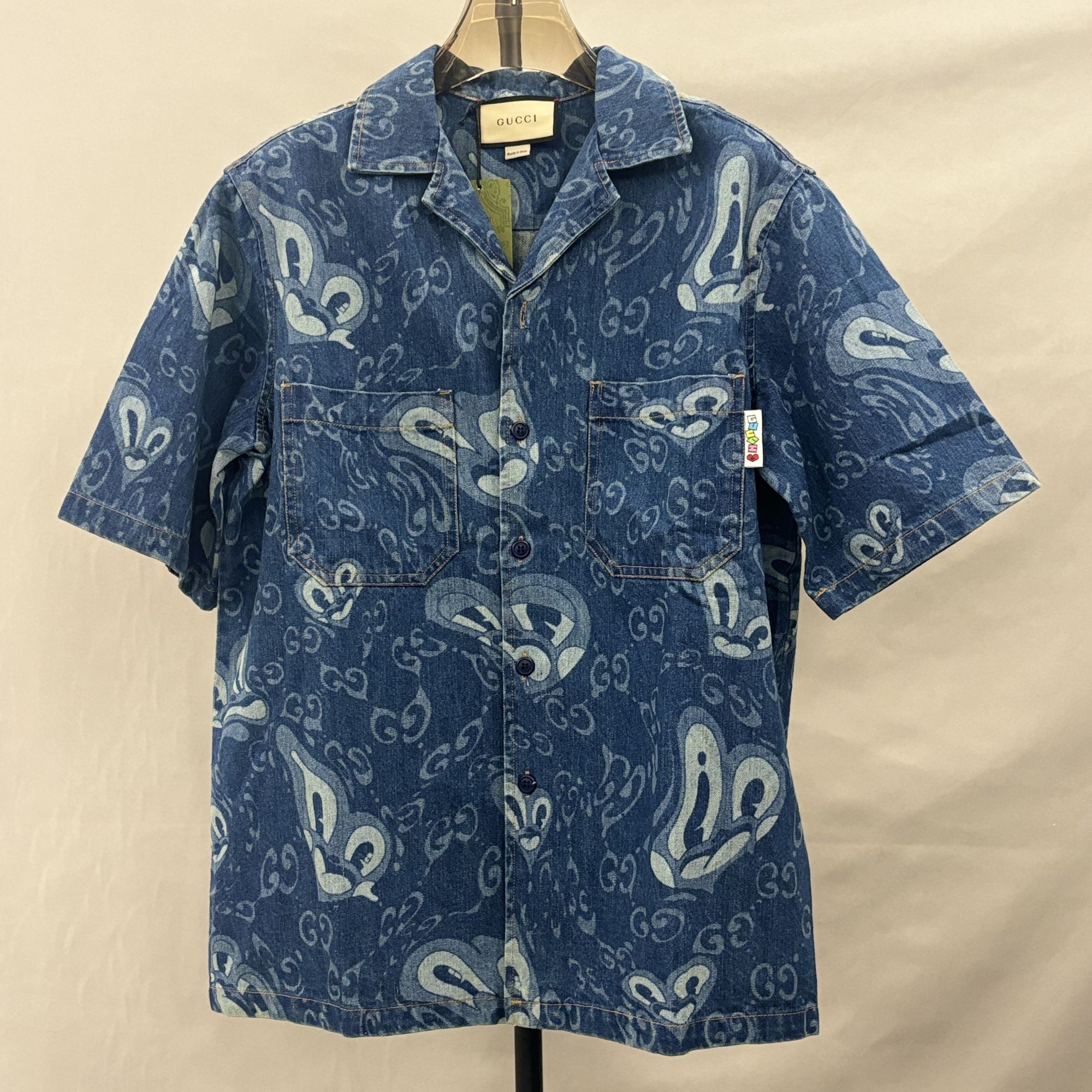 99新 GUCCI/古驰 男士牛仔外套短款