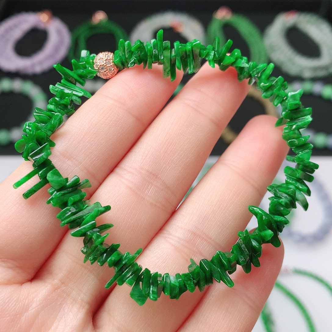 翡翠未镶嵌手链翡翠