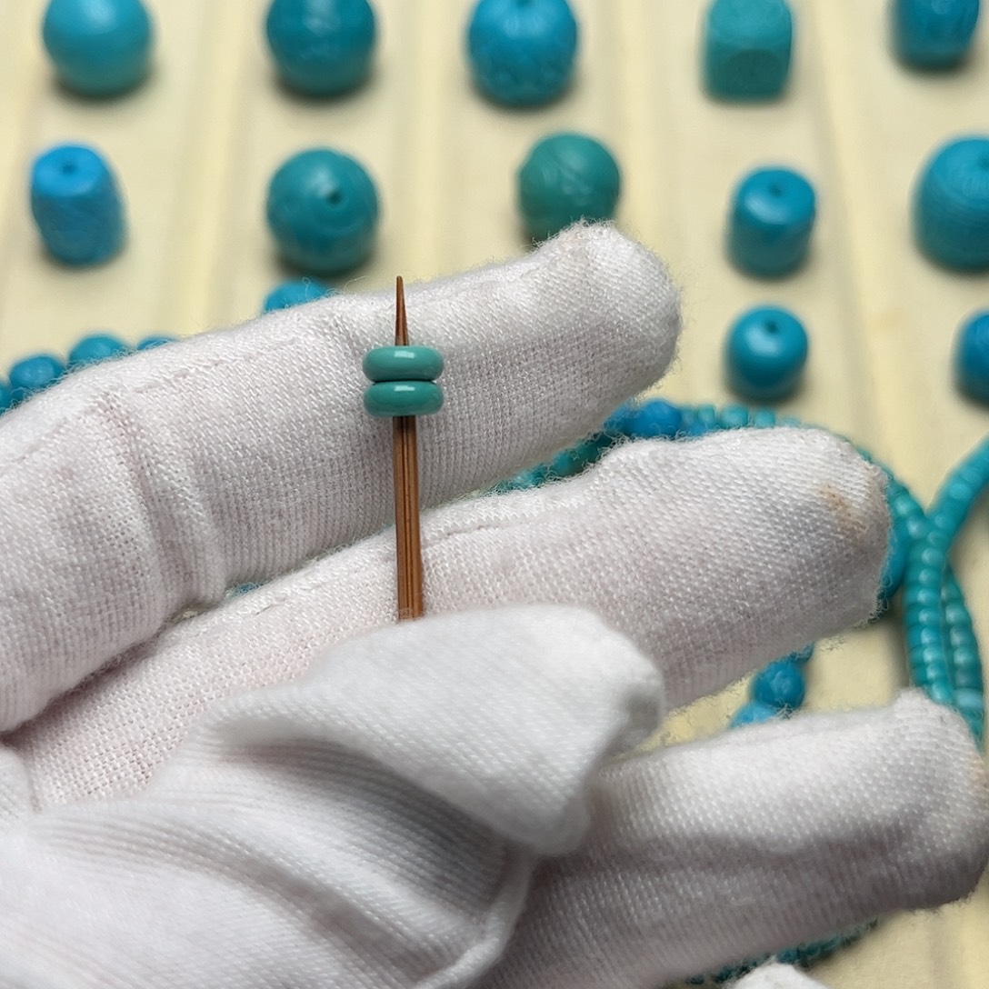 绿松石未镶嵌无镶嵌天然绿松石隔片5.6