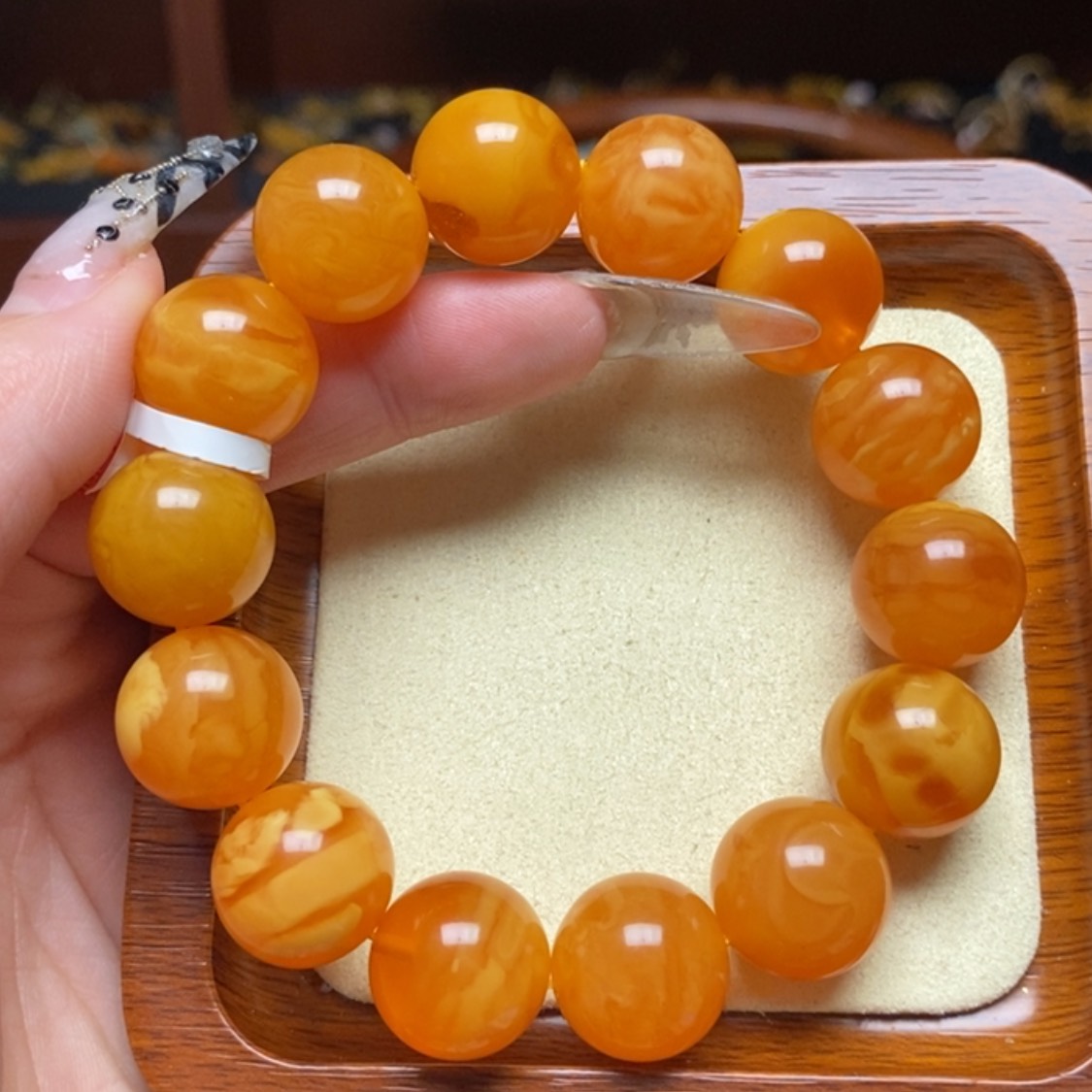 【闪购商品】蜜蜡手链未镶嵌手串