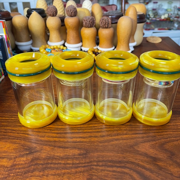 鸣韵蝈蝈叫罐60直径独眼蝈蝈罐有机玻璃鸣虫虫具蝈蝈叫罐高107