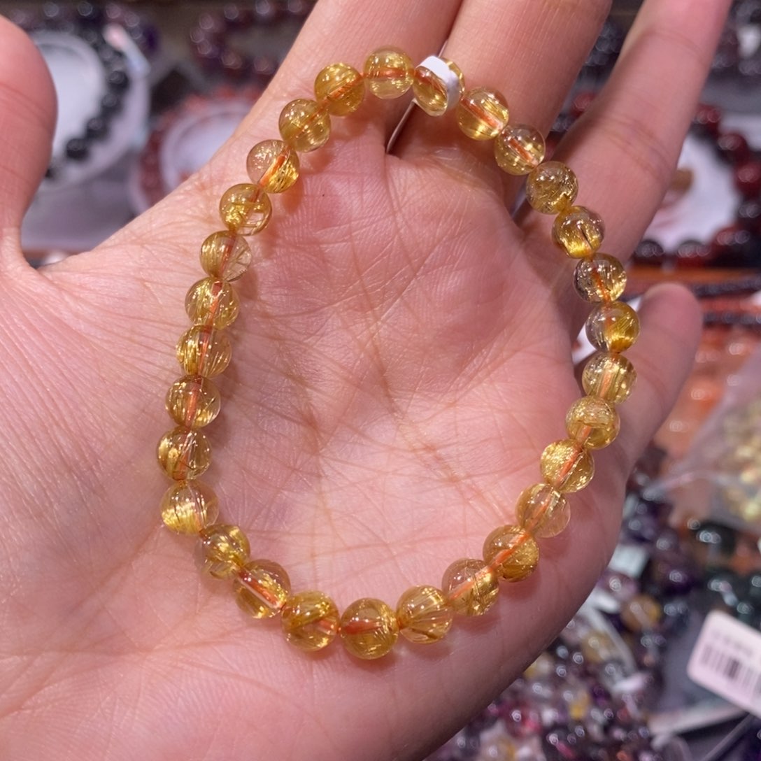 水晶手链未镶嵌手链6.3mm