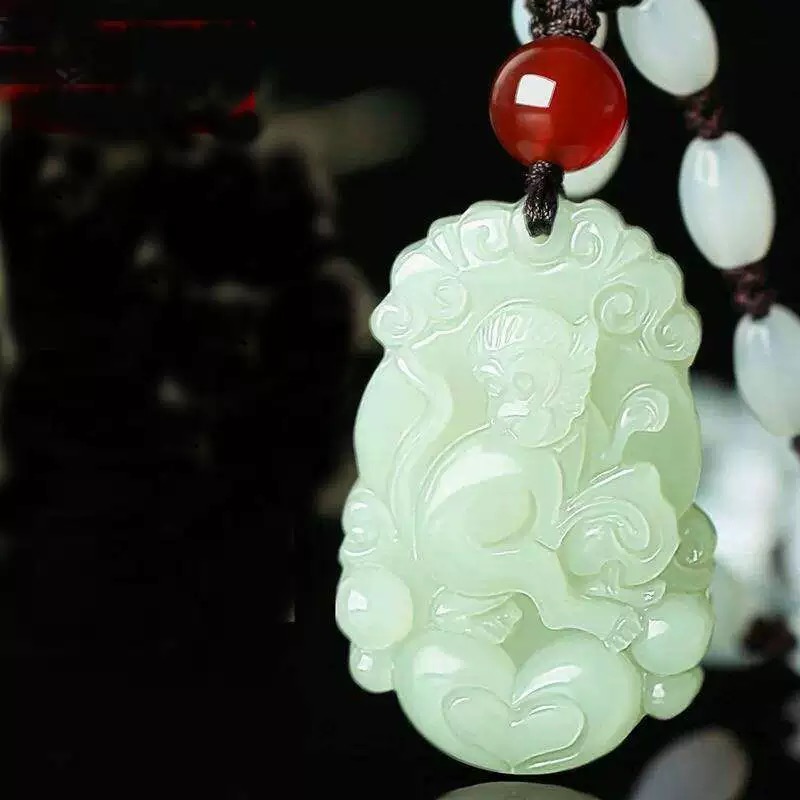  YHKINGS1431设计师十二生肖玉石吊坠不带盒
