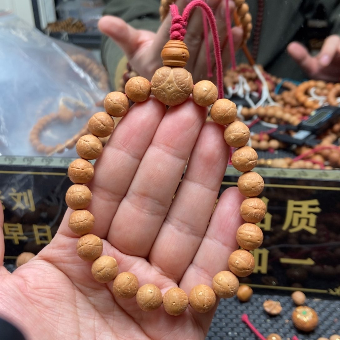 凤眼菩提手串11头货四角三通