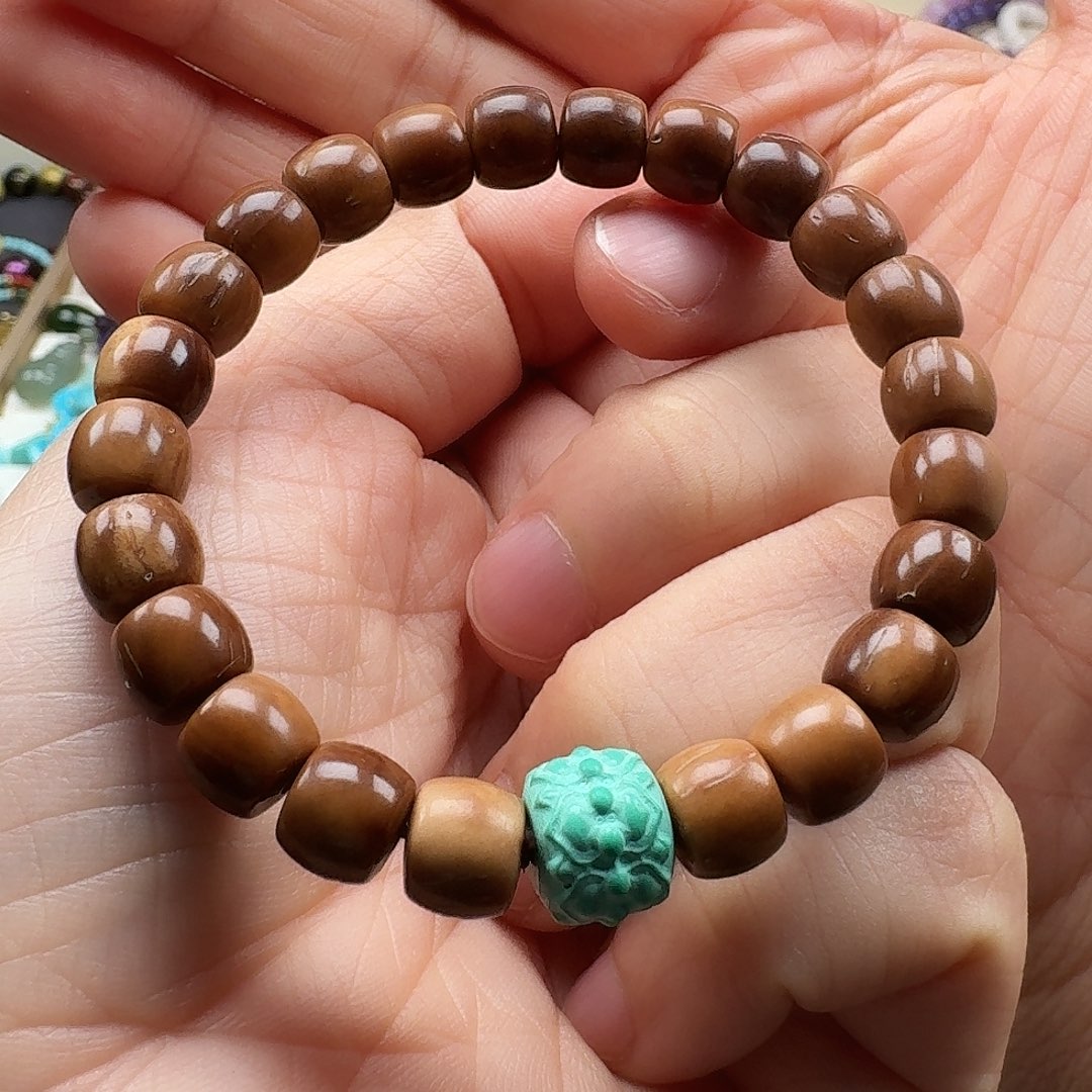 一***虎无事牌库克库克手串