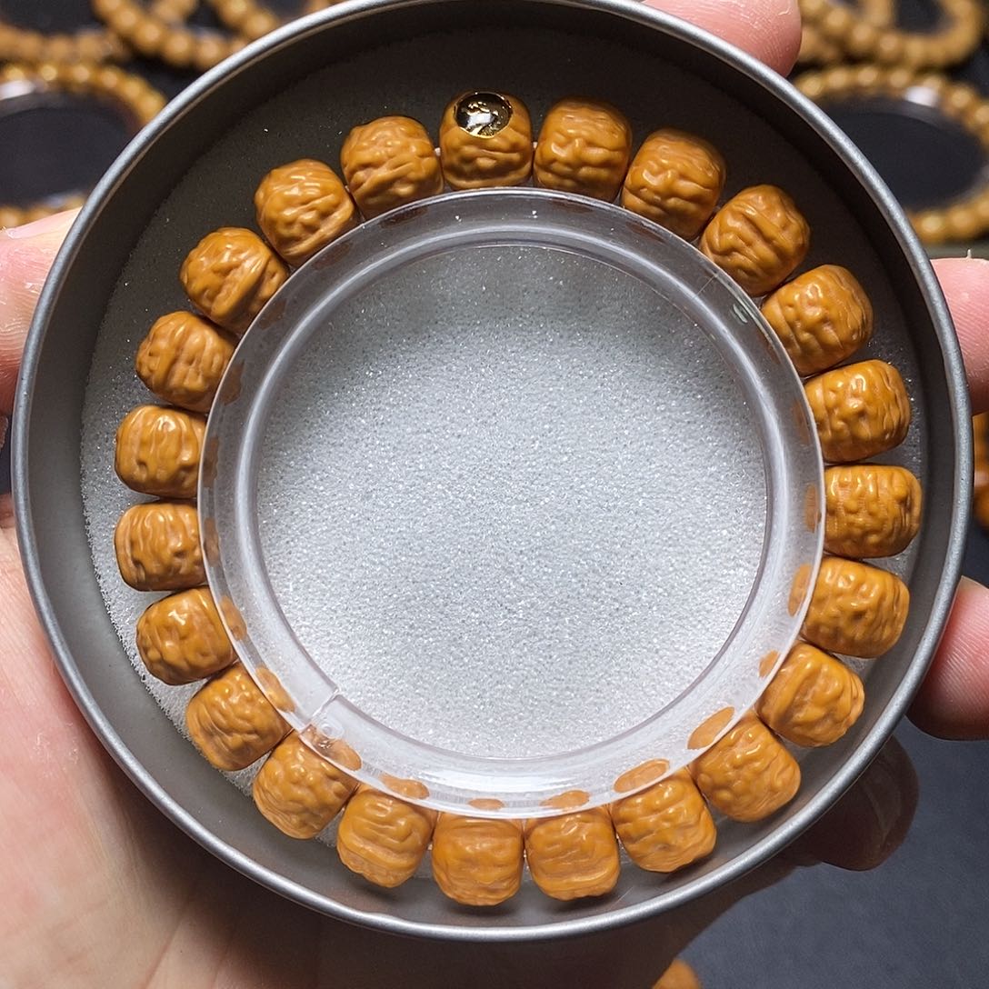 猴头核桃手串金标毕业小蛤蟆头尺寸10左右全品117号