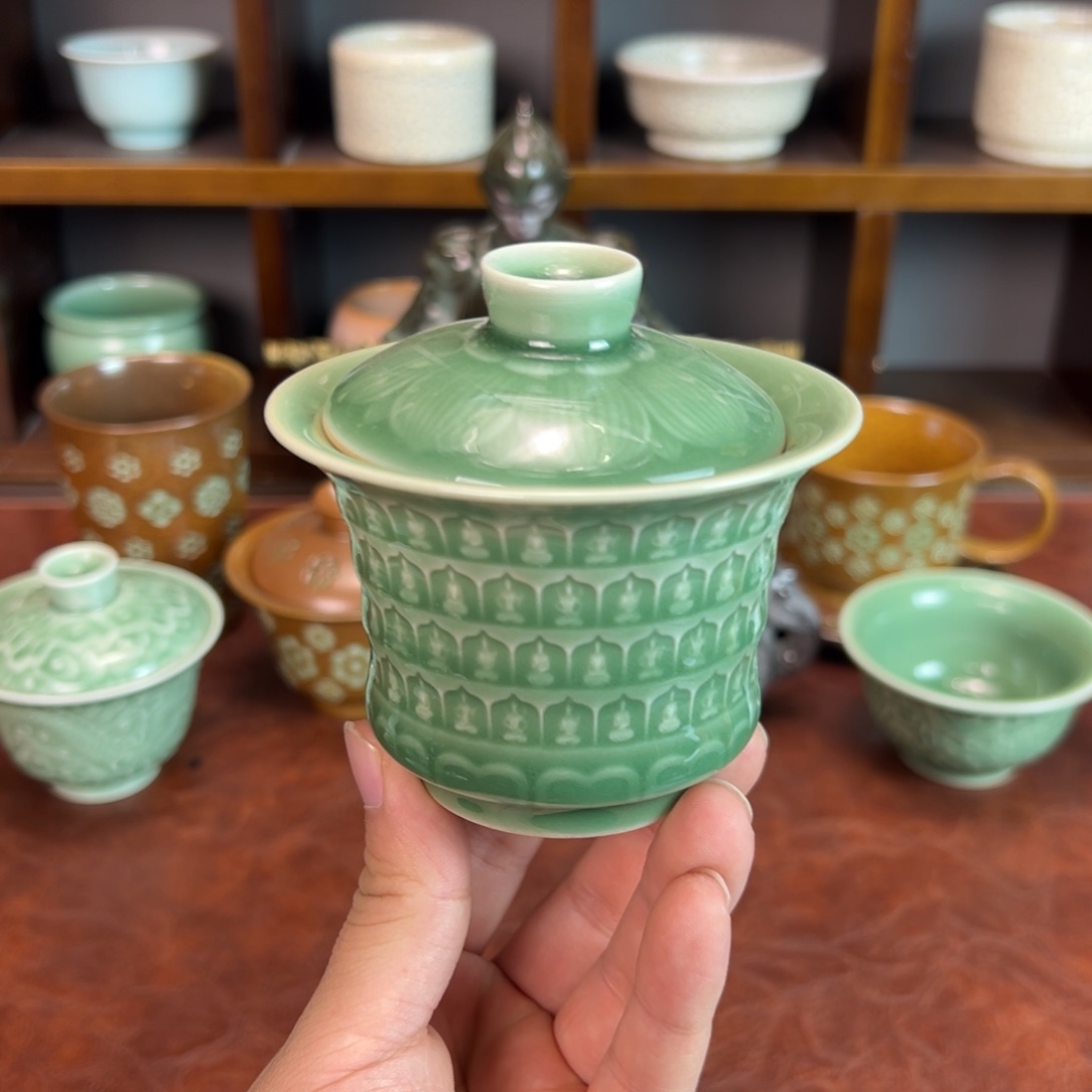 杯全品全品俩才盖碗