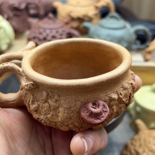 紫砂茶案全手工制作