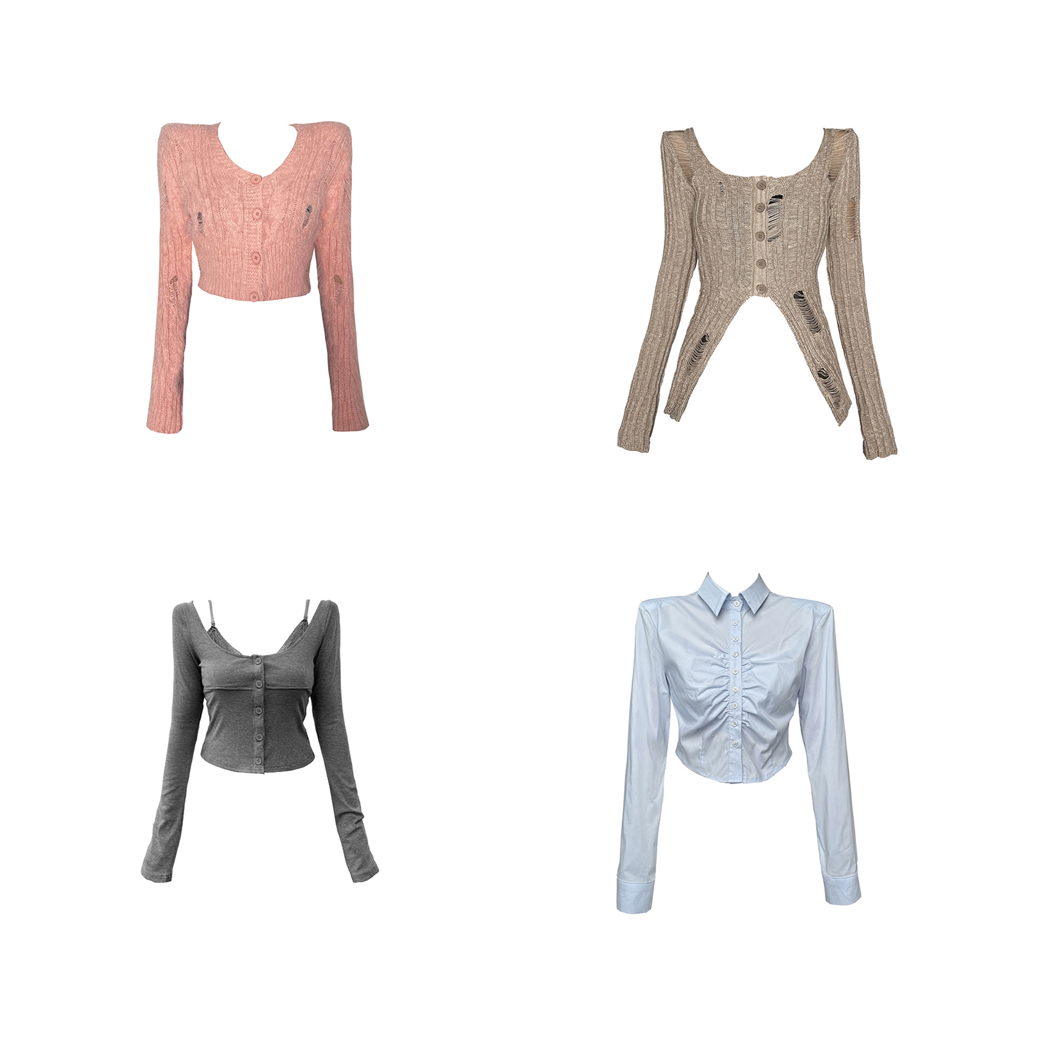 未01-未10 【MOREE】开库存前记编号再拍-T恤毛衣连衣裙