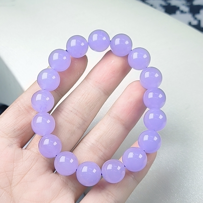 （聚宝严选）A231冰淡紫手串12妈妈款时尚精致精美百搭