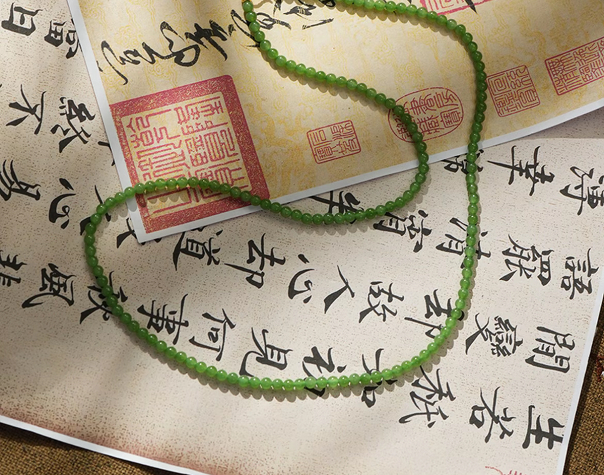【小米珠项链-正品】小米珠项链/可戴三圈手链 108颗珠链 正圆卡6mm