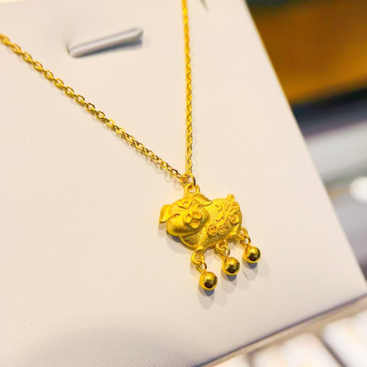 周广福周广福珠宝 足金套链7.2克 