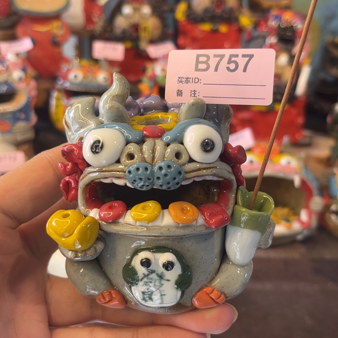 泥塑纯手工茶宠摆件