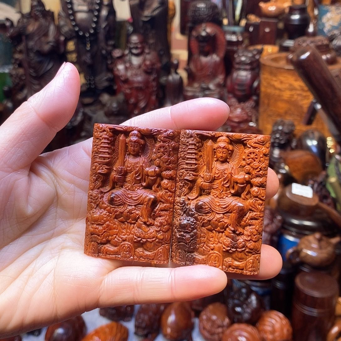 檀香紫檀（小叶紫檀）文殊