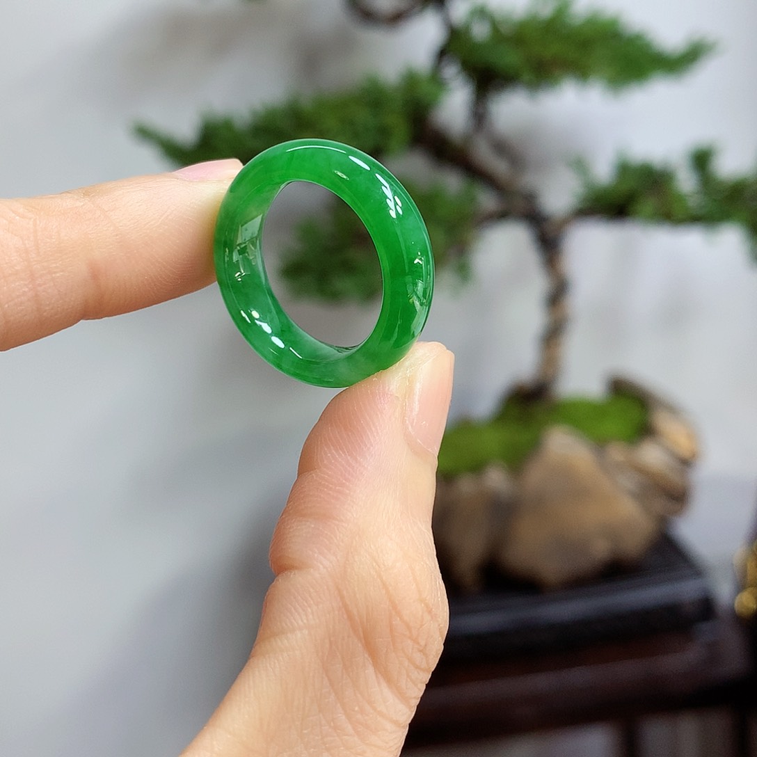 翡翠戒指未镶嵌14号