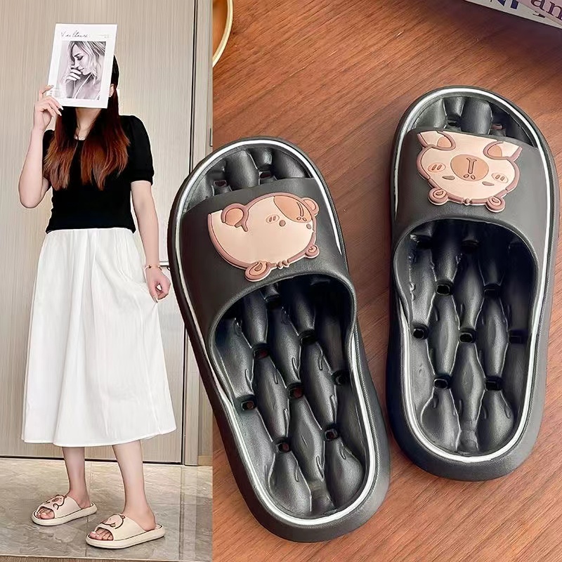 2025新款男女厚底防滑洗澡居家室内拖鞋亲子(图案不挑)Z1115