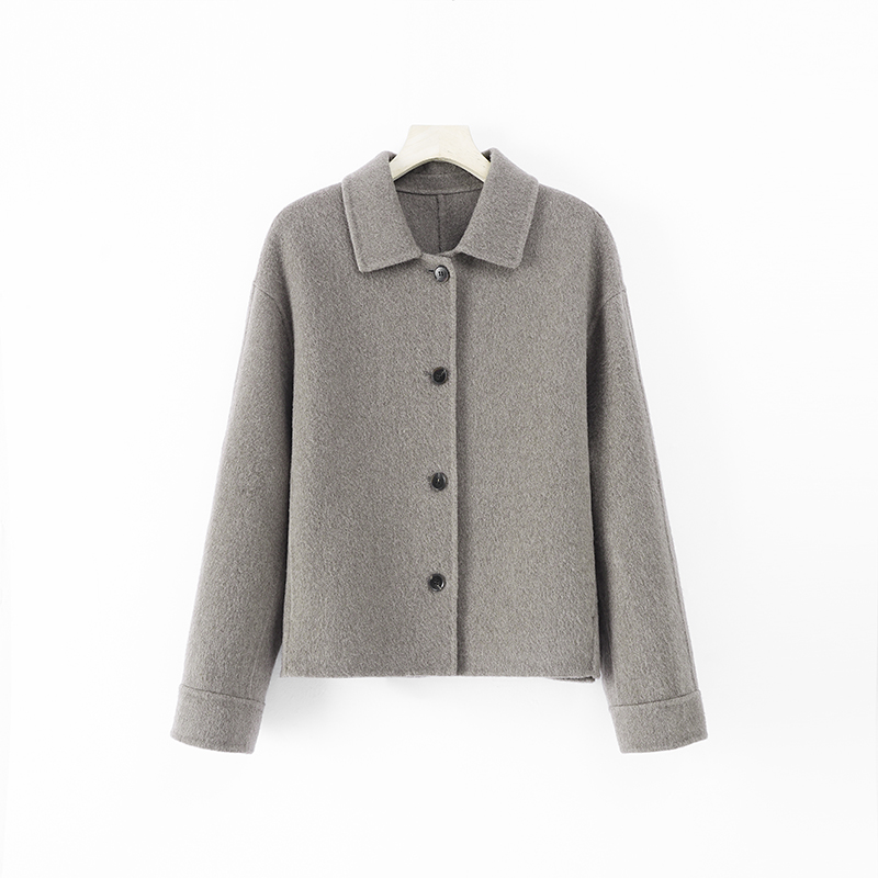 时尚百搭毛呢外套WH-081