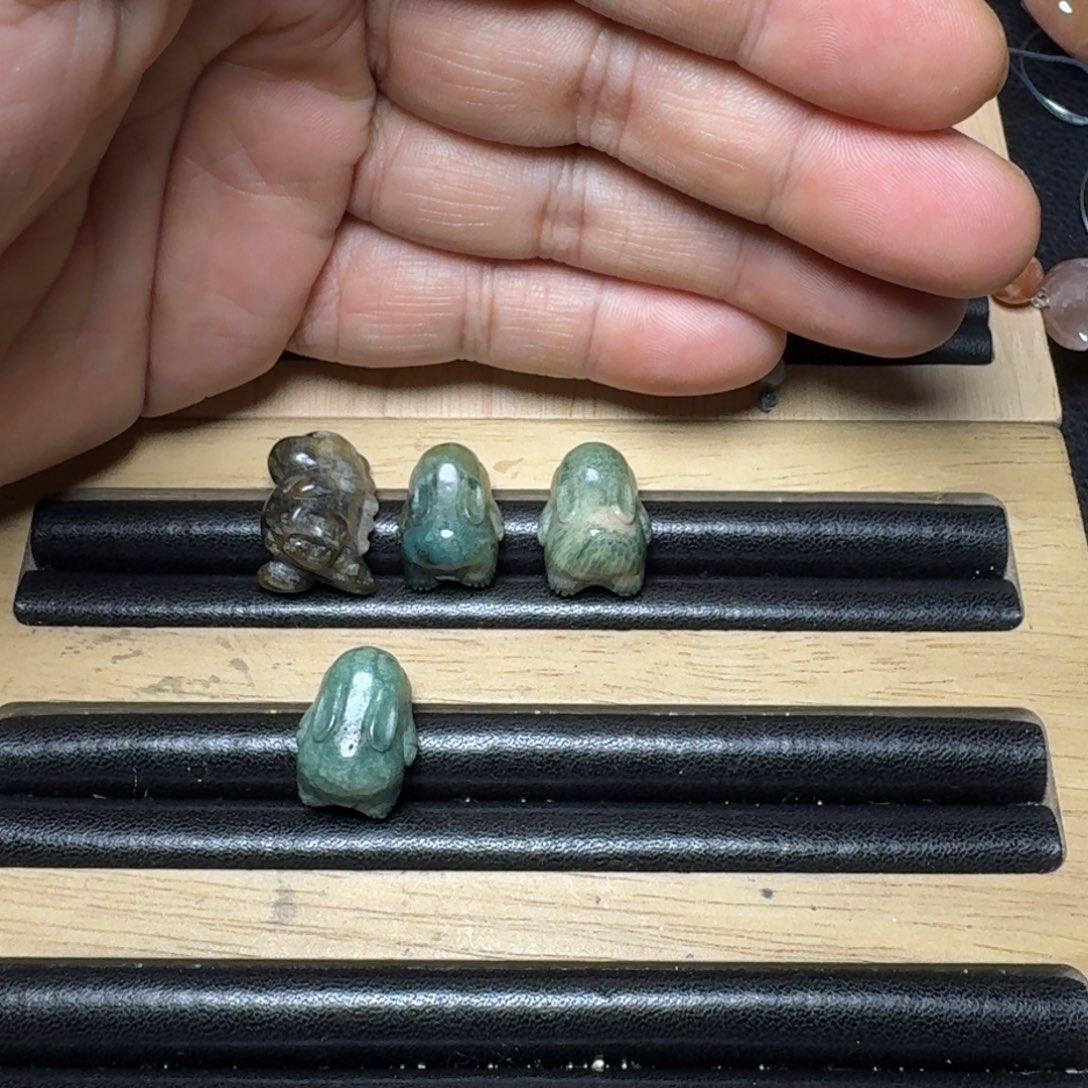 *****硅化玉纯天然色有机玉石保真色未镶嵌上3 120 下30