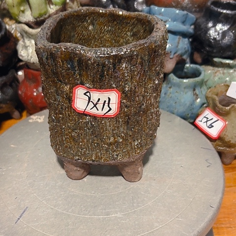 粗陶花盆手工花盆制作