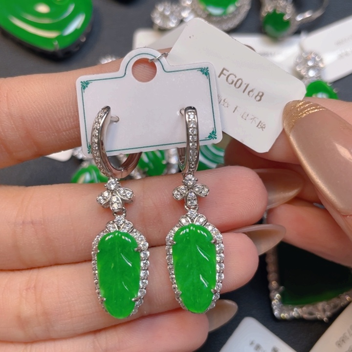 【闪购商品】翡翠银S925镶嵌颈饰?*?翡翠