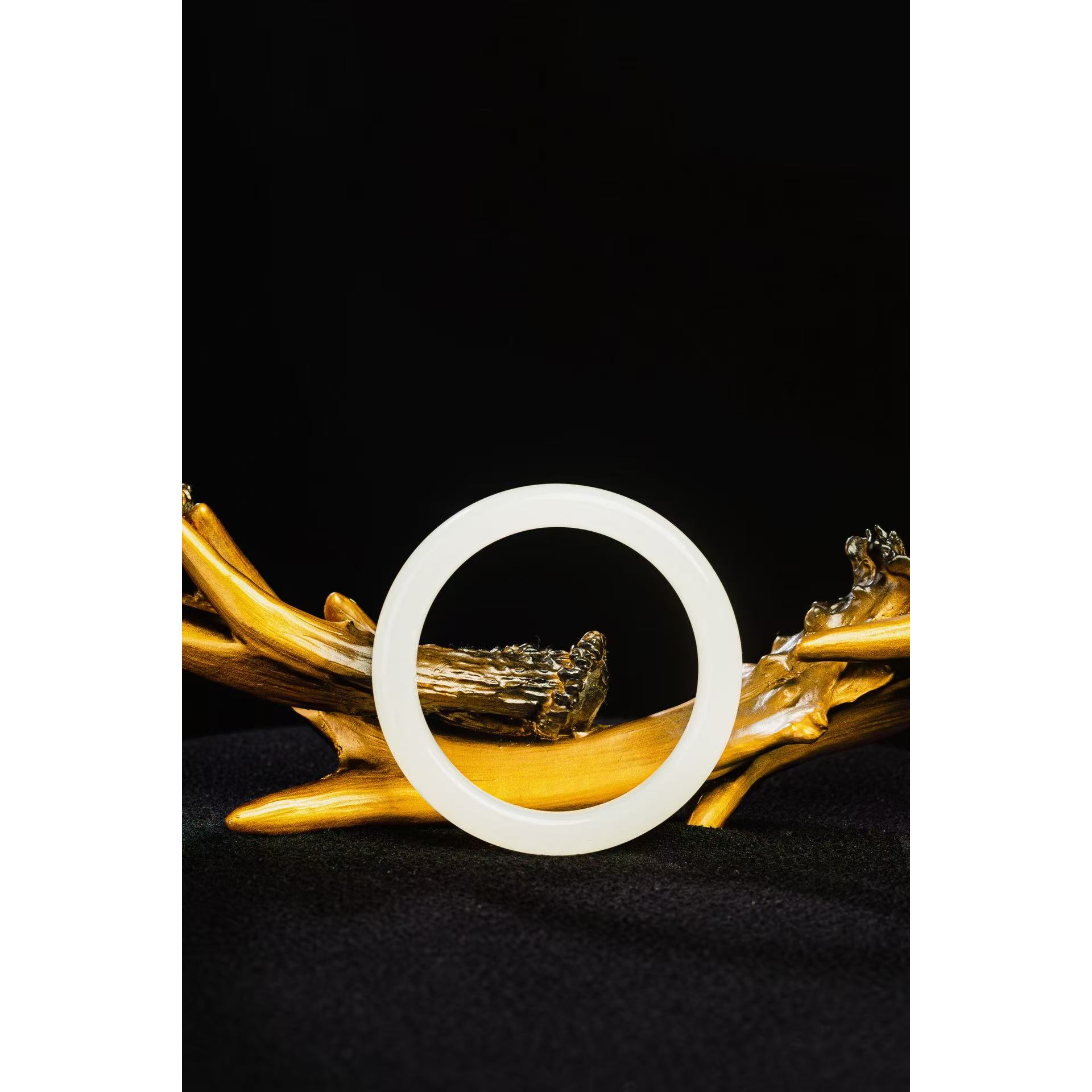 ｛ 文松会长专属｝ dsj46白色 正圈手镯