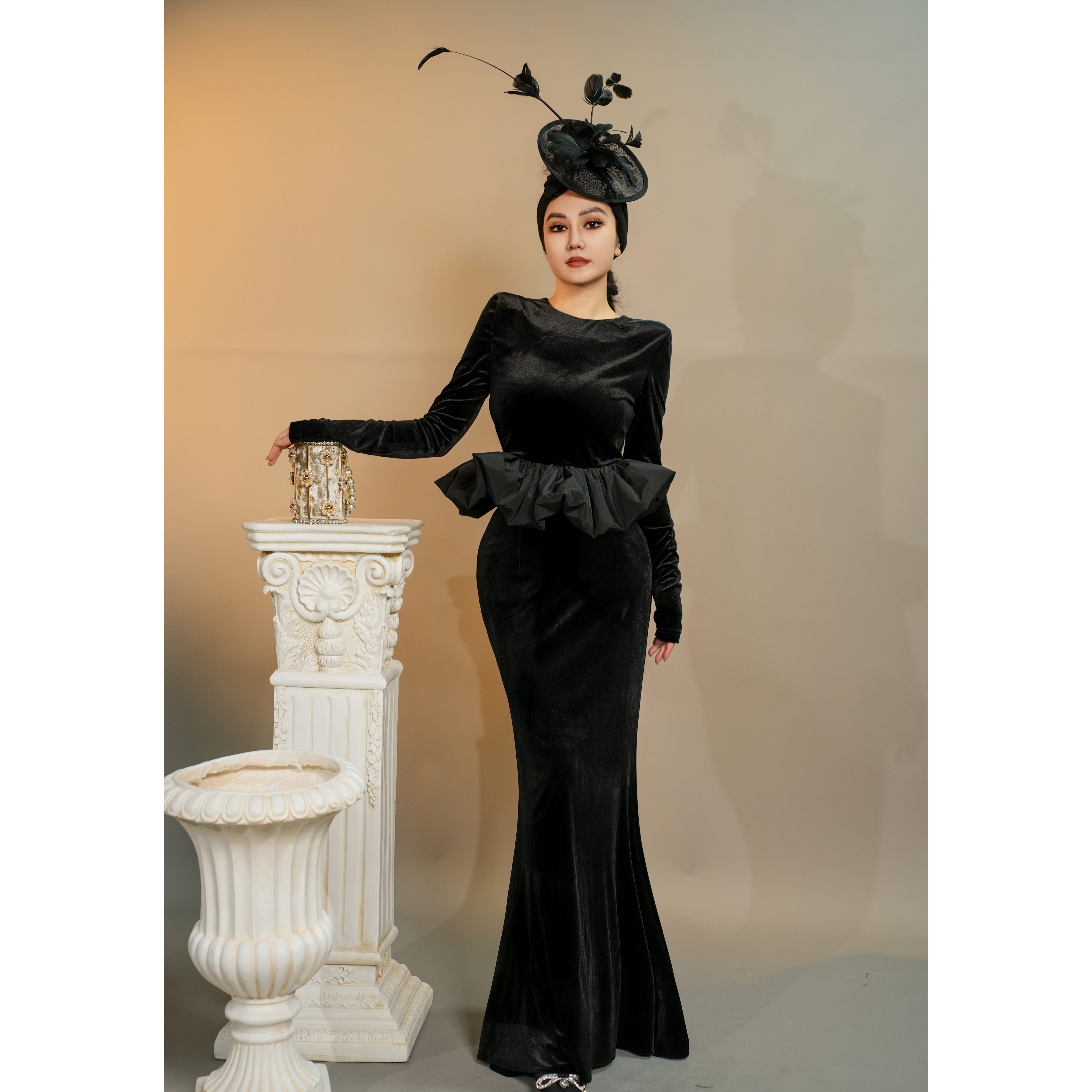 【星姐推荐】星原创高级定制【含苞欲放】设计师款小众轻奢名媛套装