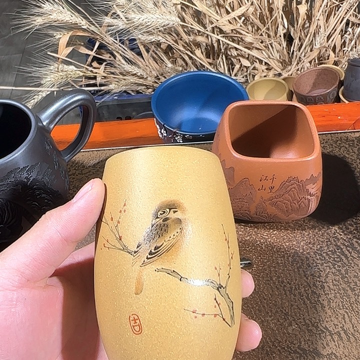 茶杯紫砂全手工紫砂主人杯