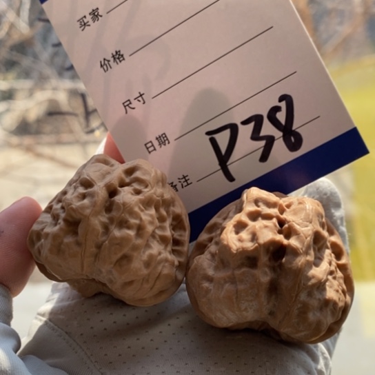 小***草文玩核桃把件40蛙