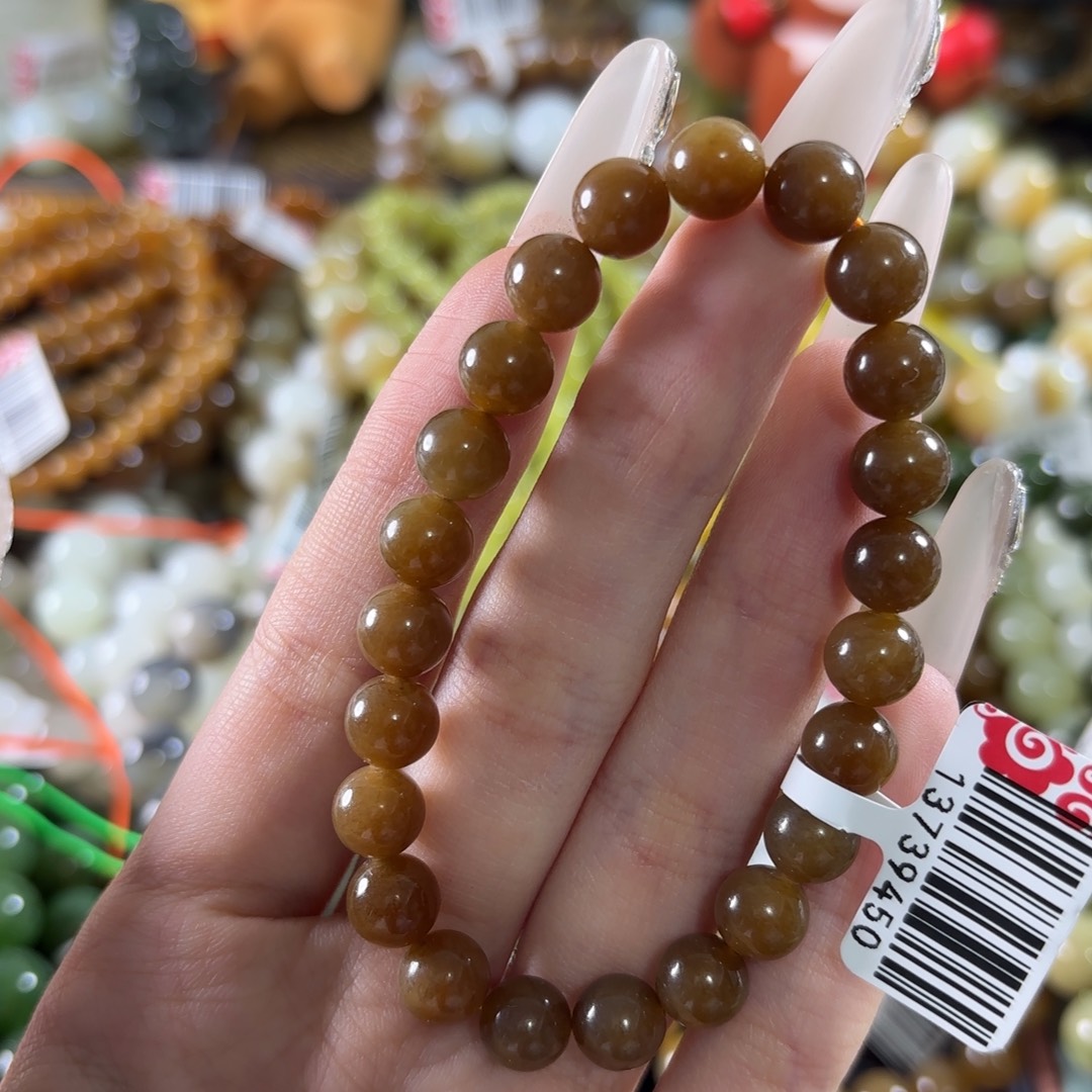 和田玉未镶嵌手链435