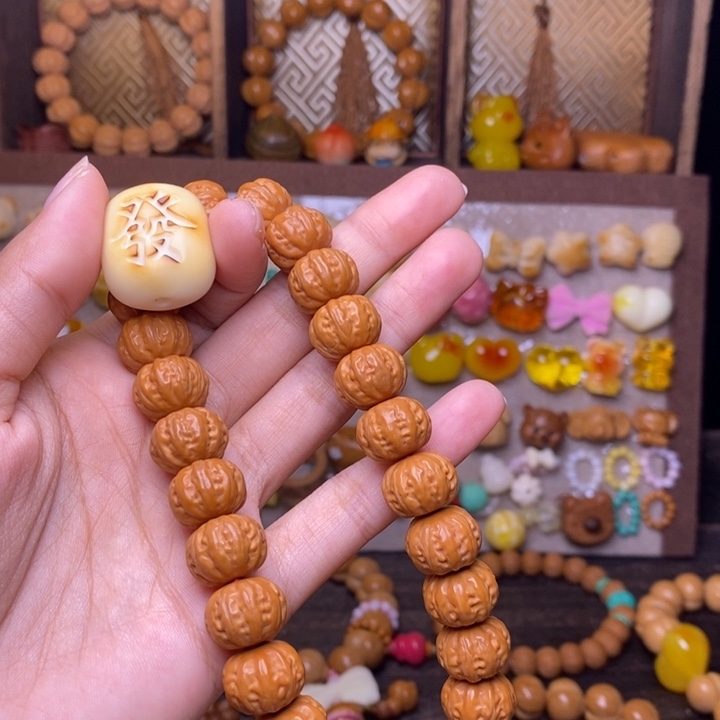 猴头核桃手串京八棱