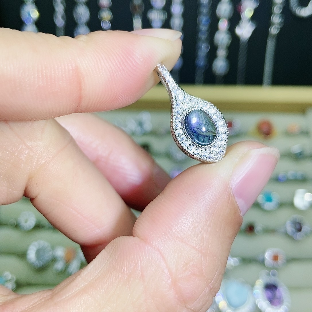 【闪购商品】未镶嵌吊坠(不含链)海蓝宝石