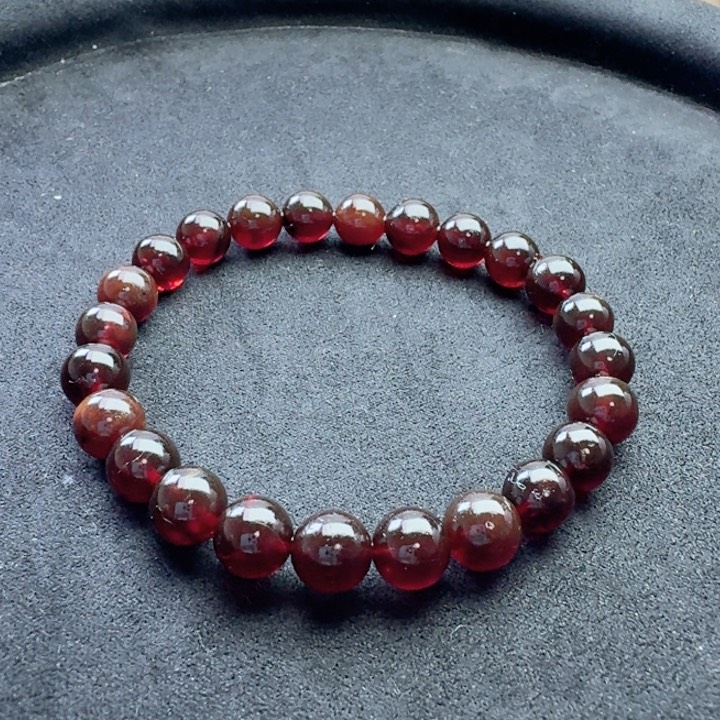 血珀手串未镶嵌天然原矿缅甸雪珀手串