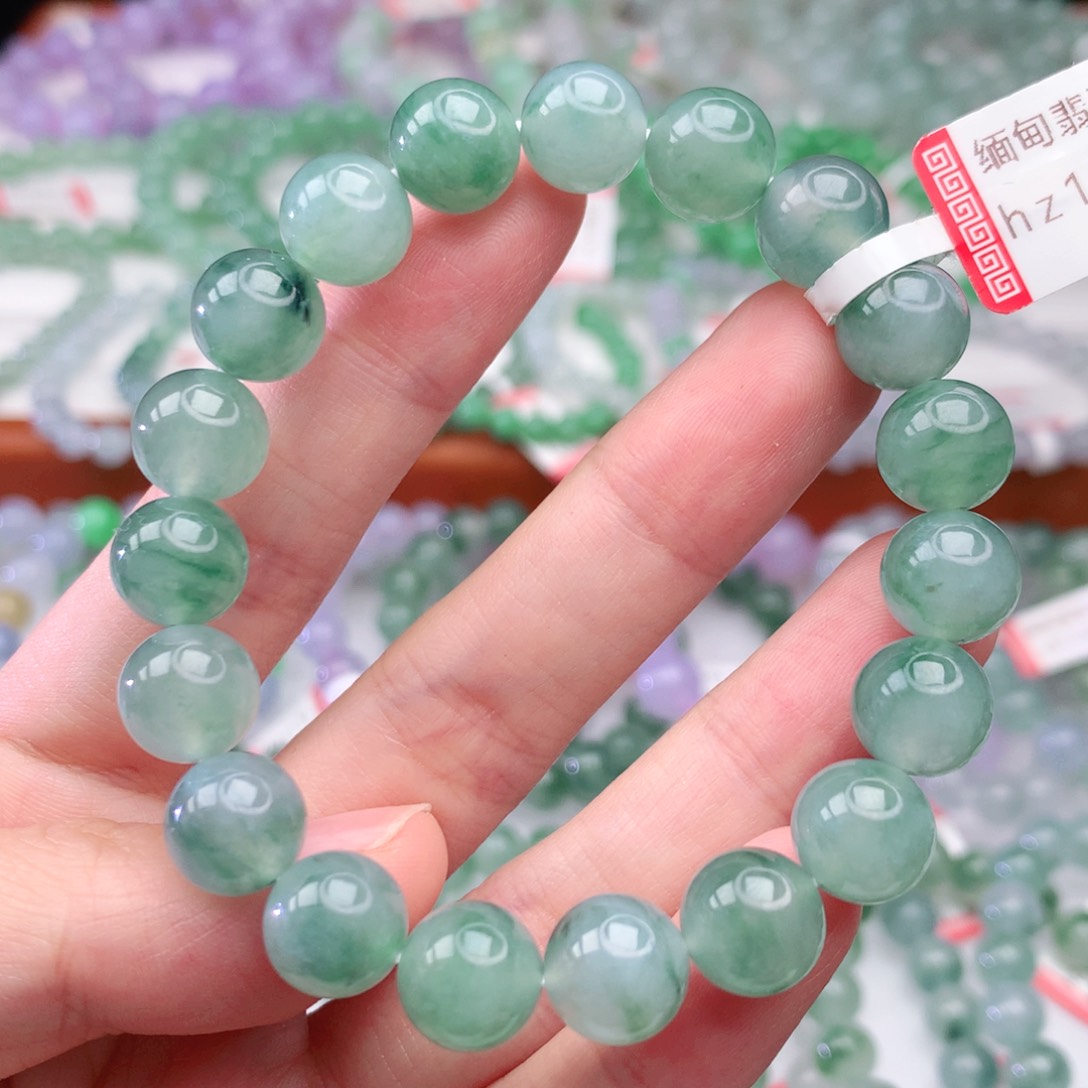 翡翠手链未镶嵌翡翠10mm