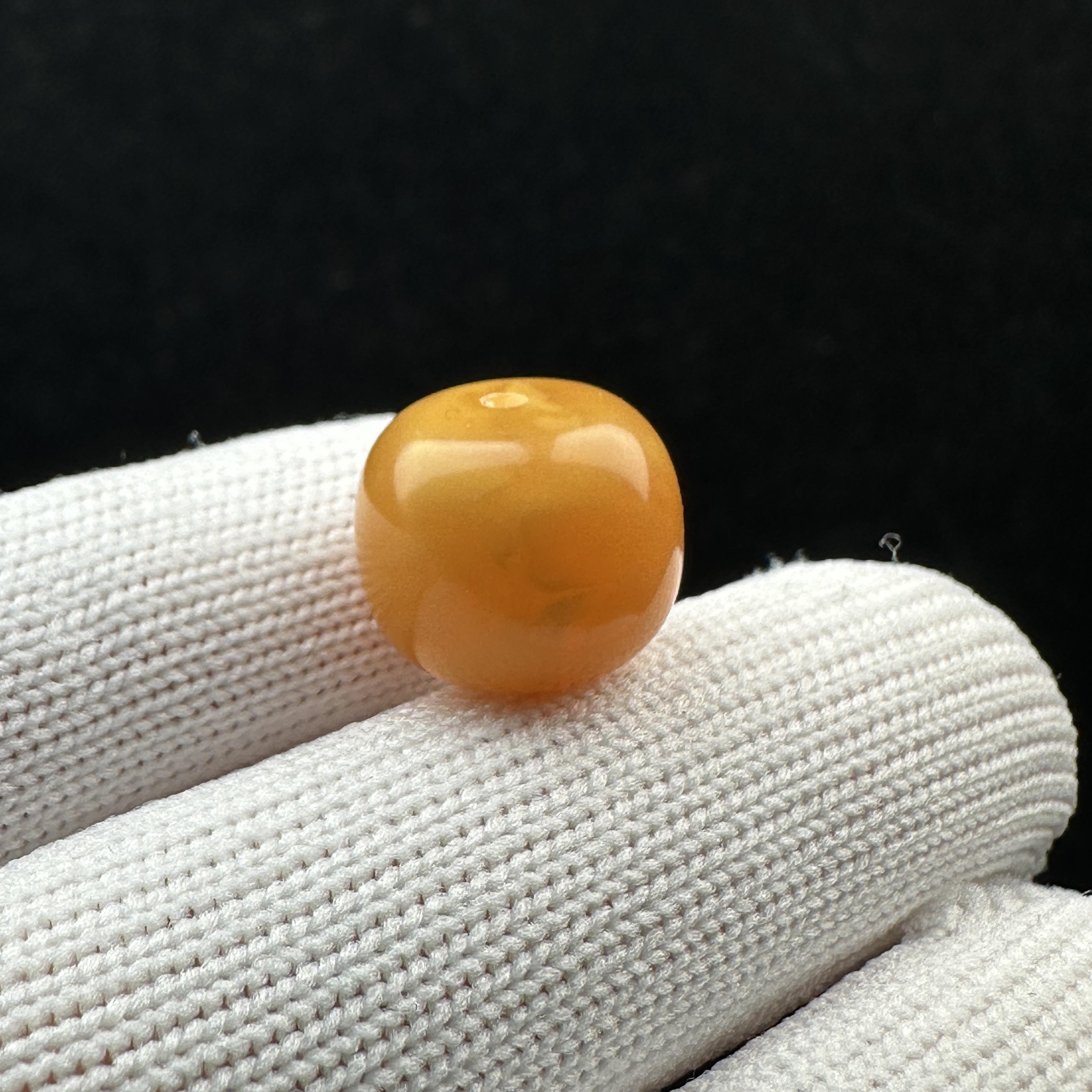 A7678天然蜜蜡 老型13.3*11mm支持复检假一罚十