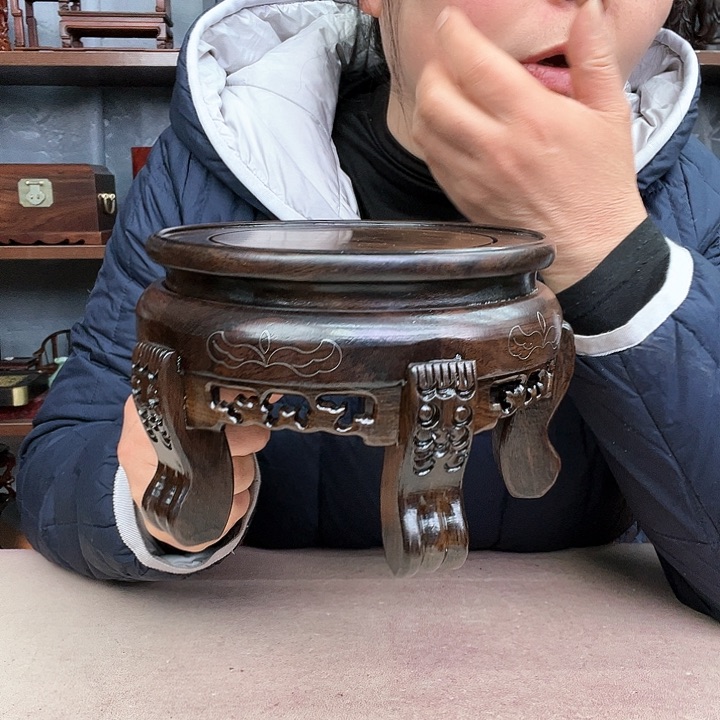 乌木类端景台小李红木工艺品2267