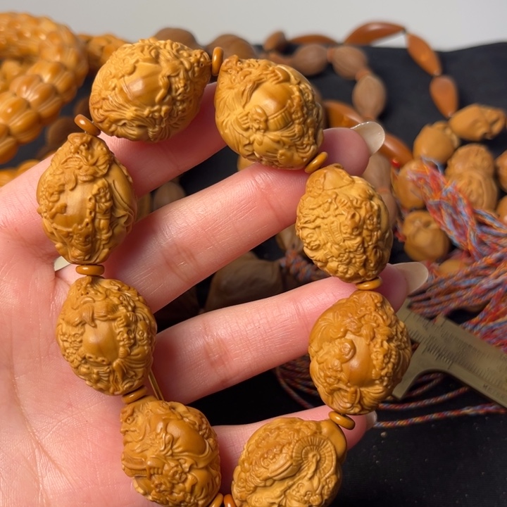 吊坠橄榄核百鬼钟馗