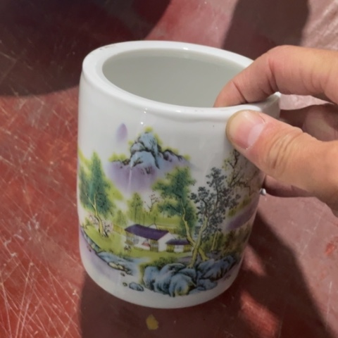 碟景德镇陶瓷笔筒