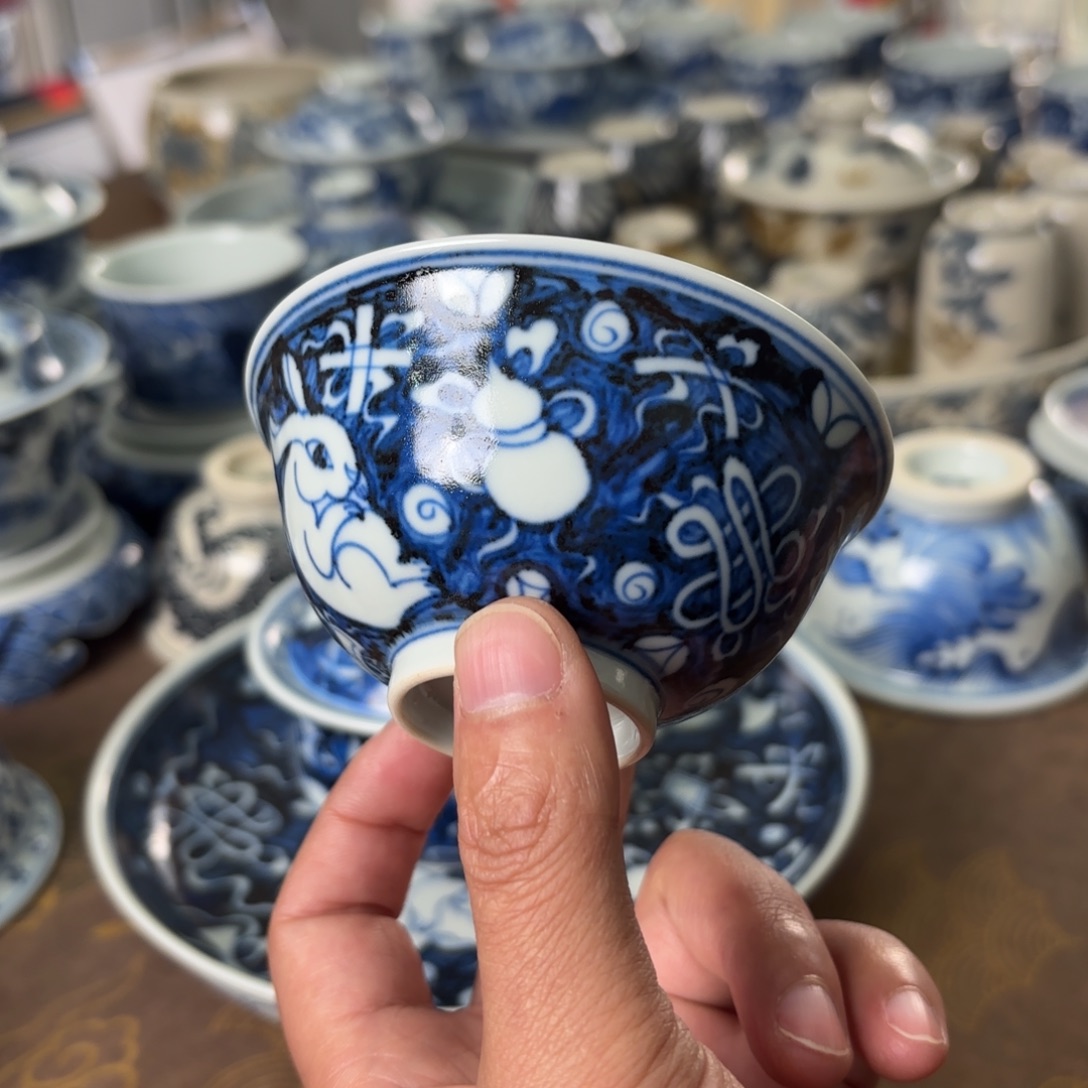 摆件陶瓷景德镇手绘茶器