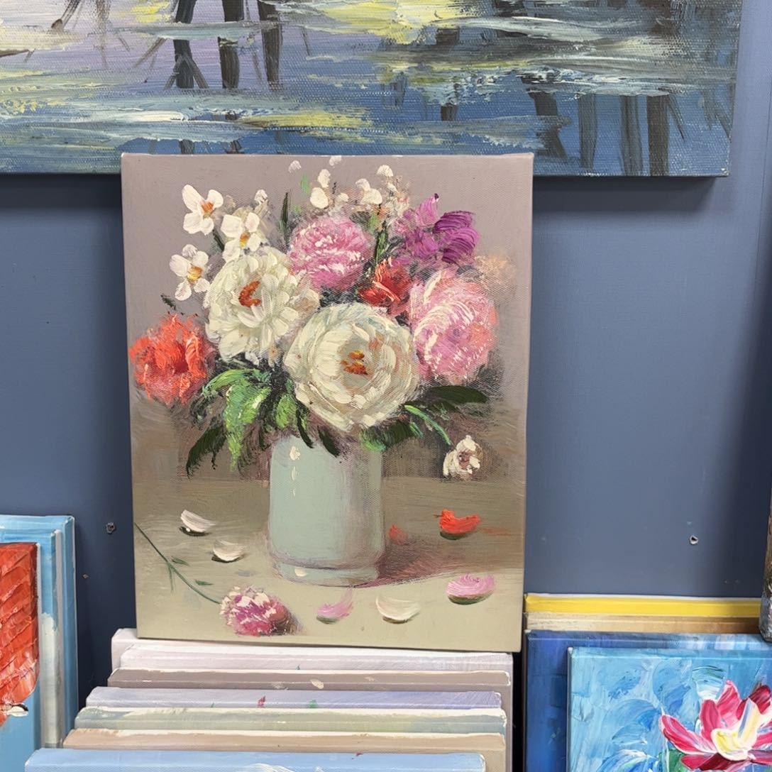 手工手绘精品油画20+25厘米