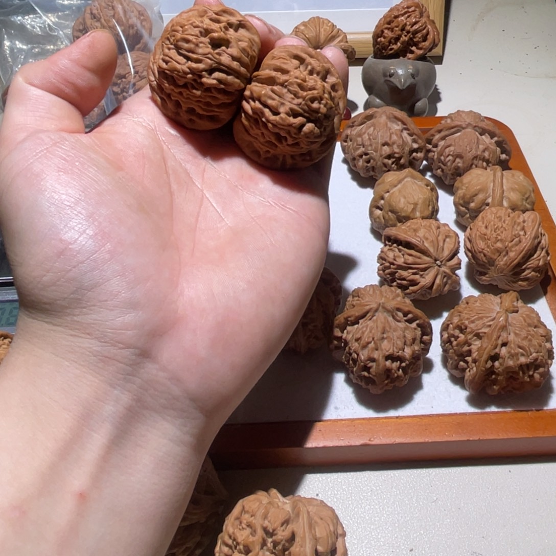 科***工文玩核桃吊坠43全品平谷楼
