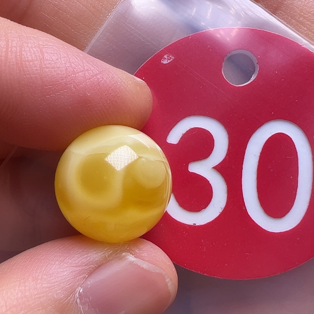 蜜蜡未镶嵌珠宝奇石14.2m m