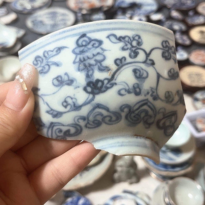 瓷片瓷片茶托喝茶非常不错